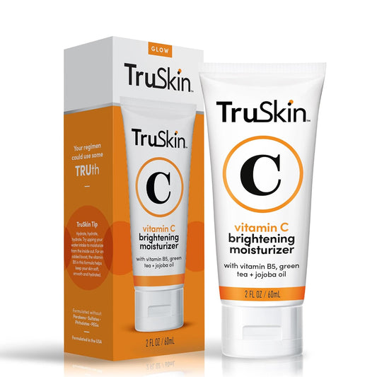 Truskin Vitamin C Face Moisturizer for Women – Brightening, anti Aging, Hydrating, Skin Wrinkle Cream, Dark Spot Corrector – 2 Fl Oz
